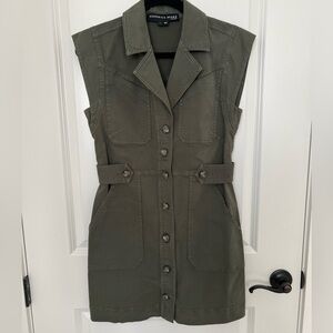 Veronica Beard Olive Mini Dress